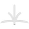 Ekena Millwork Davenport Architectural Grade PVC Gable Bracket, 60"W x 40"H x 2"D x 4"F, 16/12 Pitch GBP060X40X0204DAV00 - alternate 4